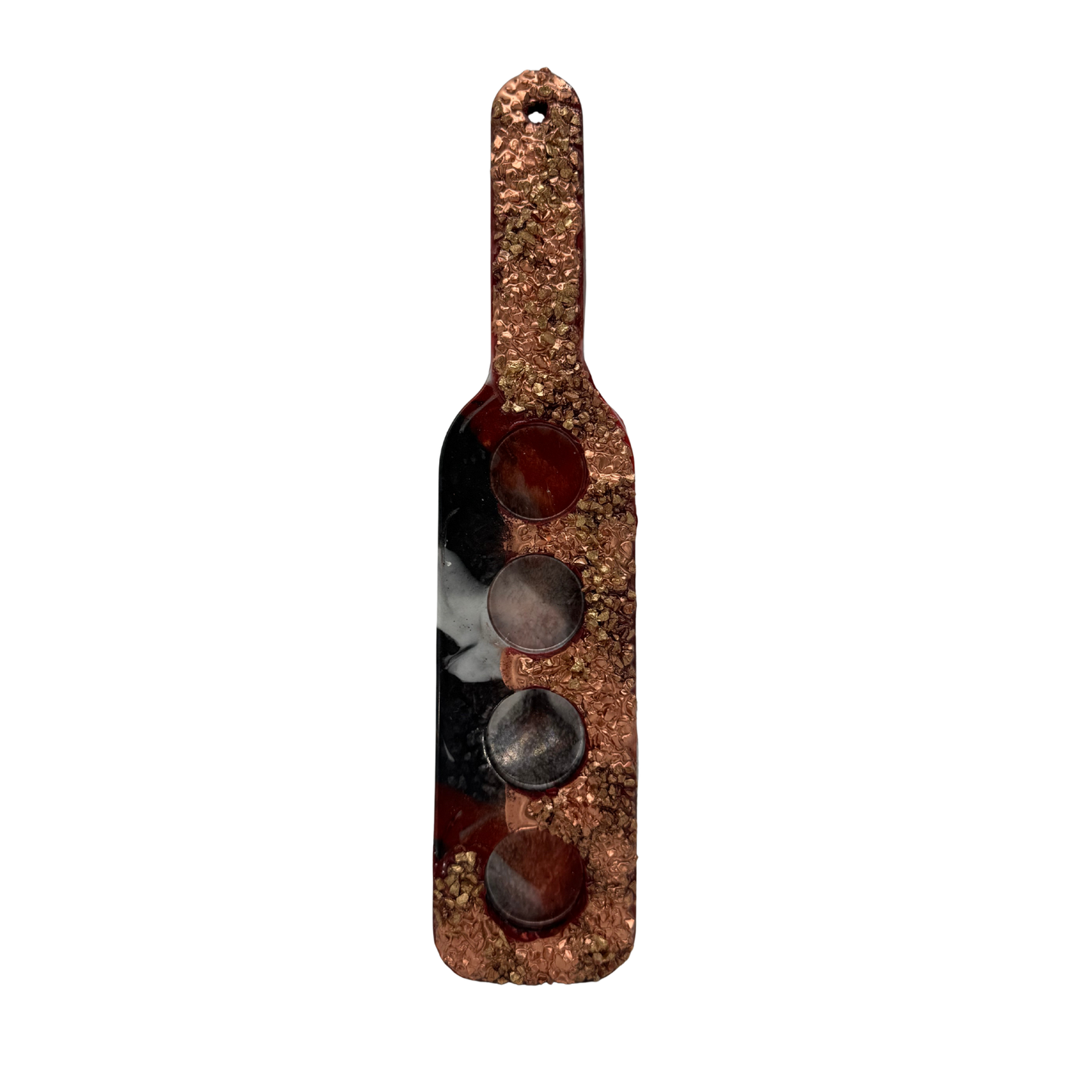"FORGE" Handcrafted Resin 4-Shot Paddle