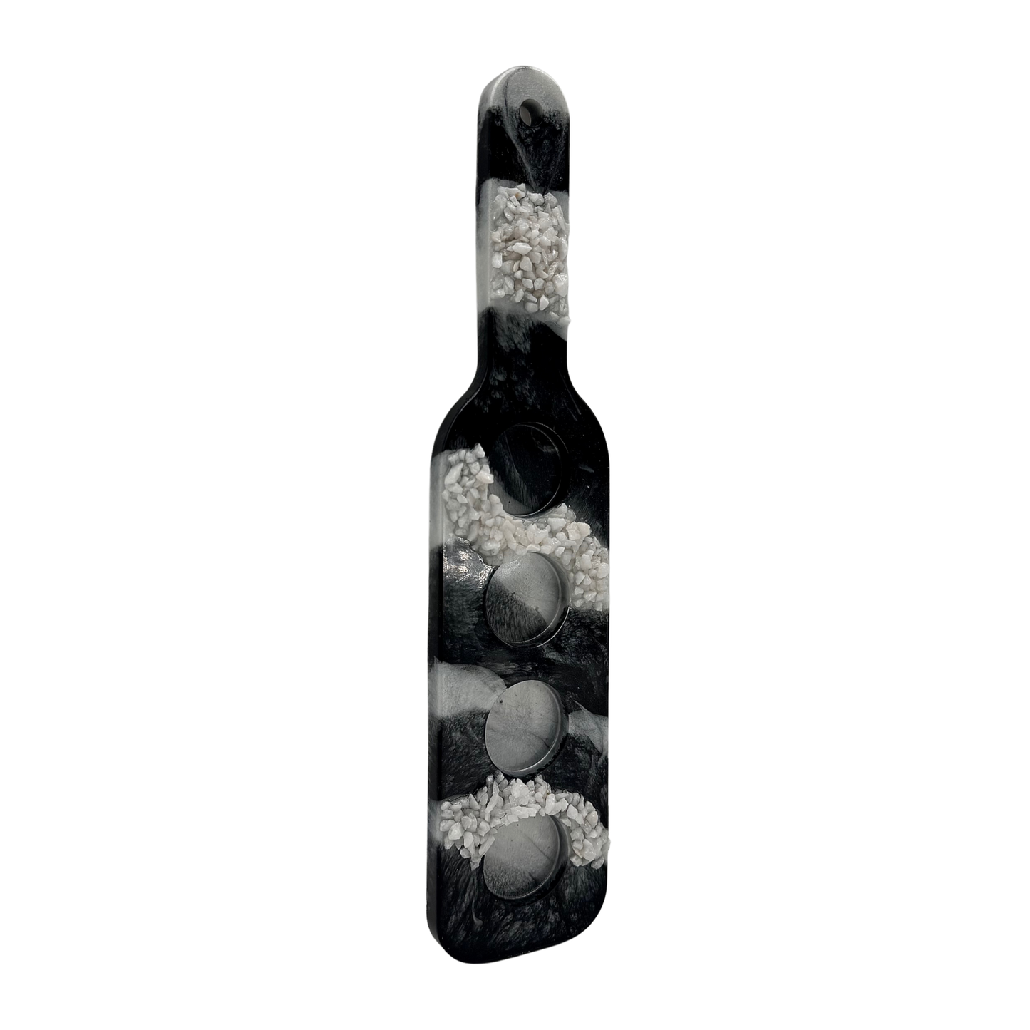 "ONYX" Handcrafted Resin 4-Shot Paddle