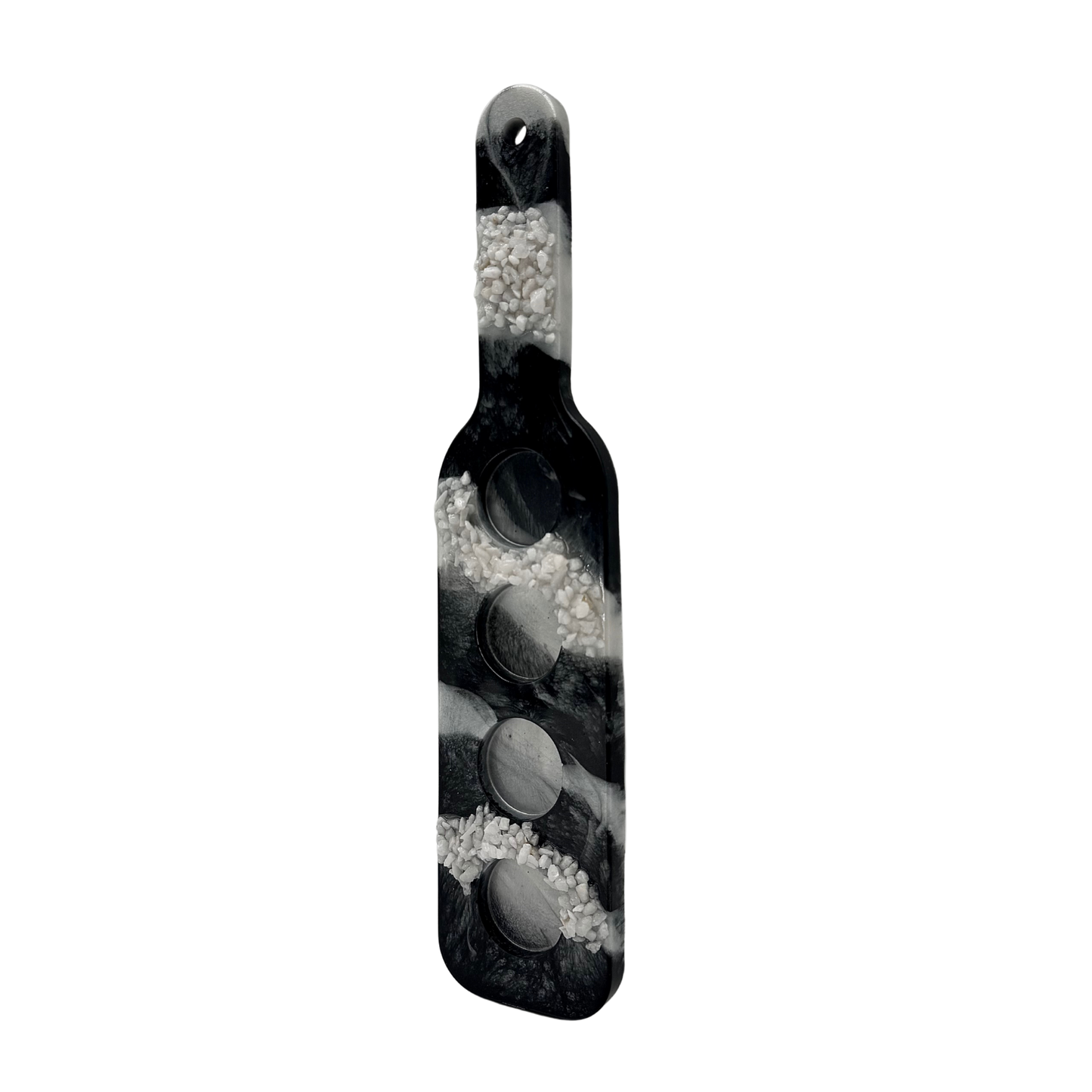 "ONYX" Handcrafted Resin 4-Shot Paddle