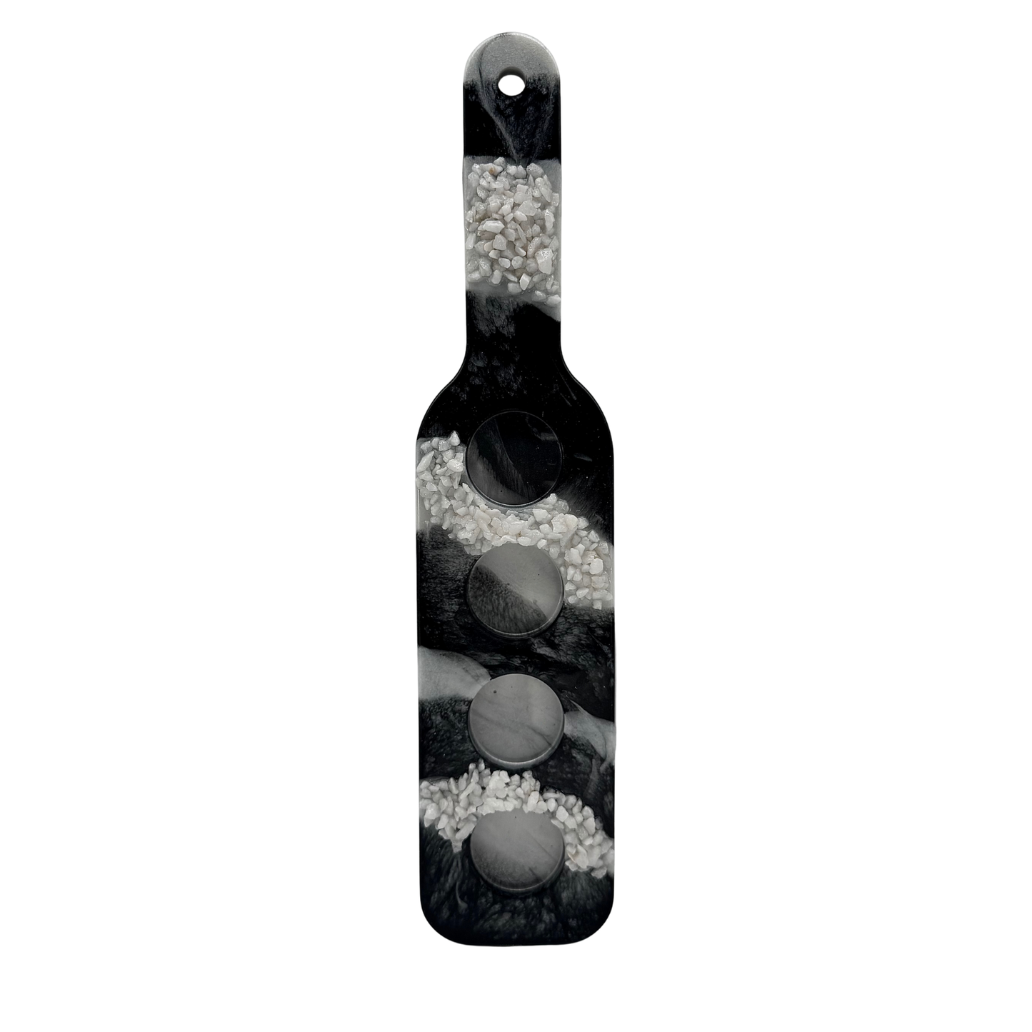 "ONYX" Handcrafted Resin 4-Shot Paddle